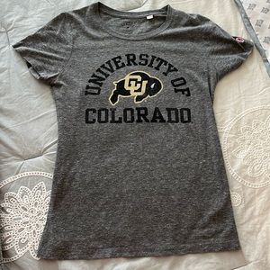 League University of Colorado Short Sleeve Tee Shirt. Size Large